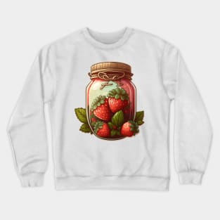 Cottagecore Strawberry Jam Crewneck Sweatshirt